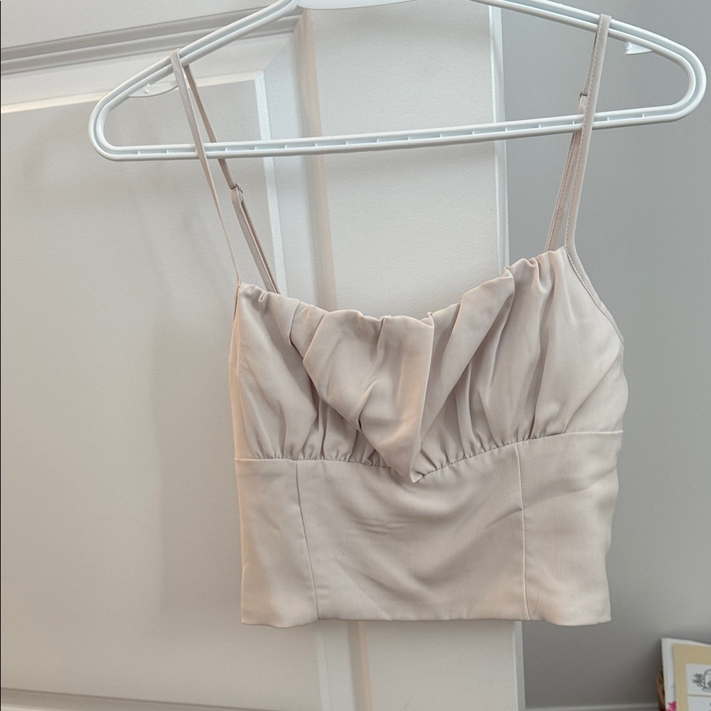 Elegant Cream Women's Top